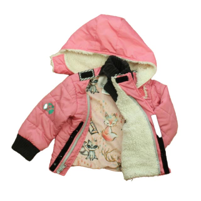 Final Sale Pre-Owned Car Seat Coat Pink Toastiest Pink Toastiest