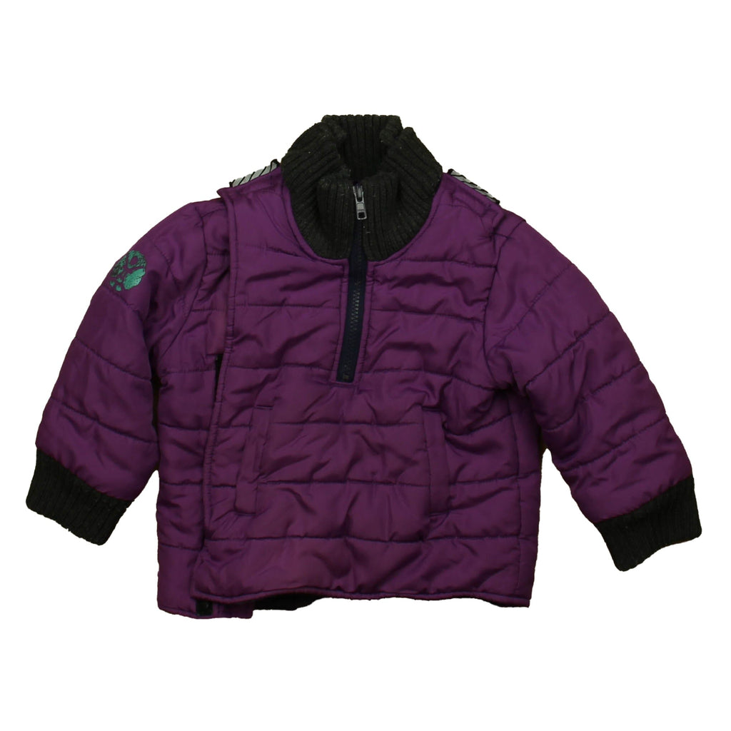 Final Sale Pre-Owned Car Seat Coat Purple Toastier Purple Toastier